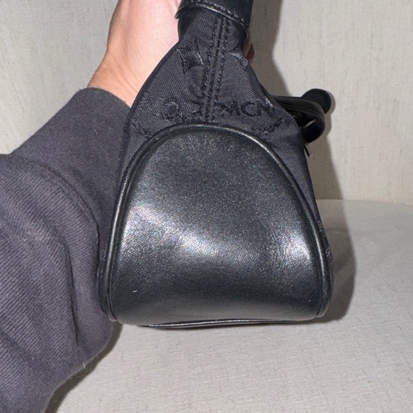 MCM Vintage Black Bag with Silver Accents